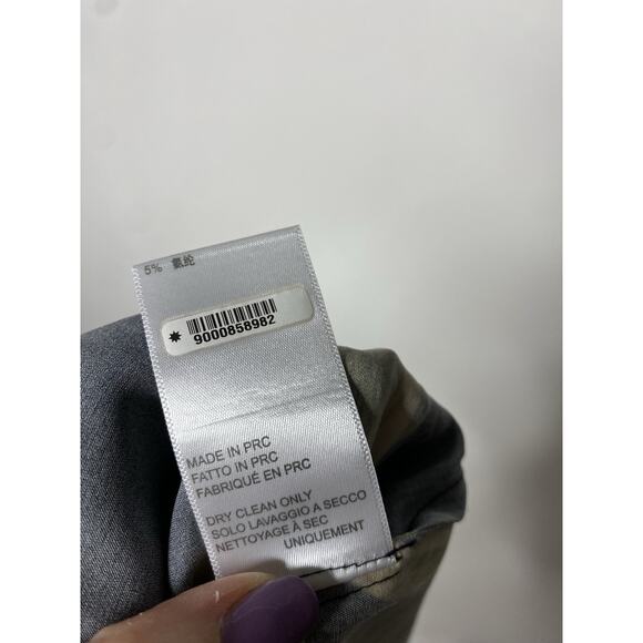 Kim Shui Abstract Print Dress Black Silk Women's XS Mini Evening Sexy Short - Picture 9 of 9